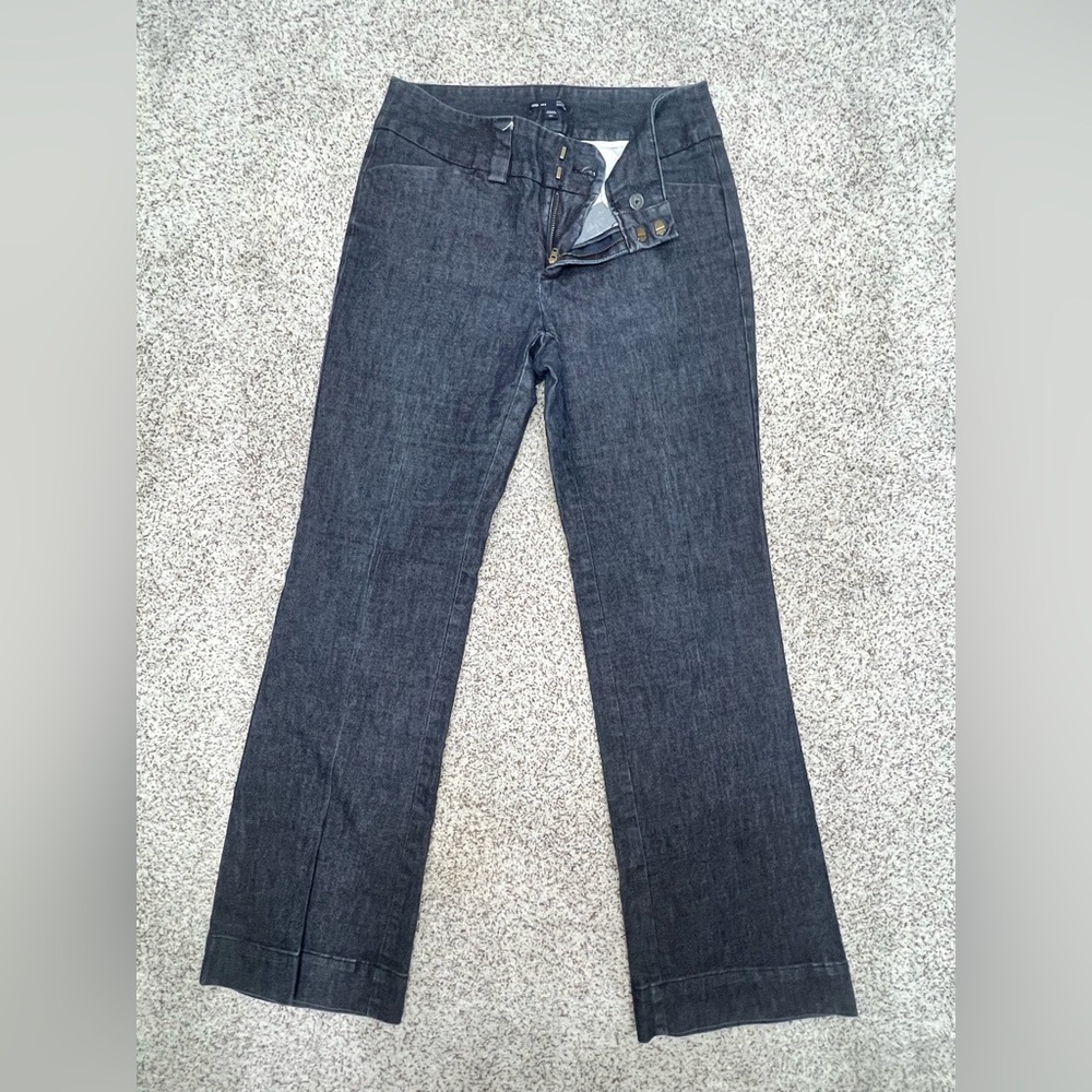 GAP curvy fit flared leg denim pants size 4A
